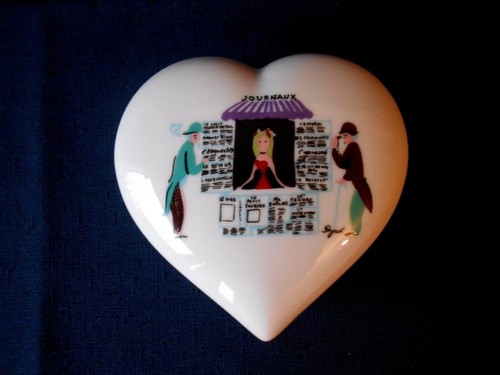 Boite forme coeur - forme, de