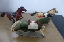 STARLUX LOT DE 3 CHEVAUX MOYEN