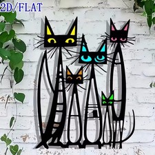 Décoration murale chat rétro