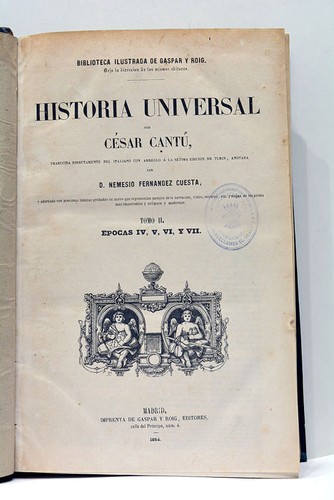 Livre ancien cantu - livre,