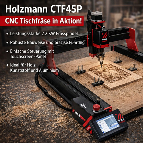 Holzmann ctf45p cnc fraise - holzmann,