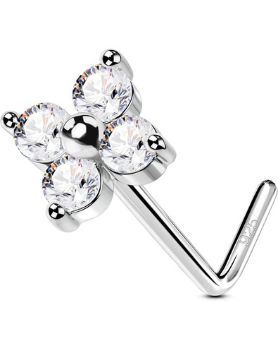 20g fleur percing nez - fleur, au
