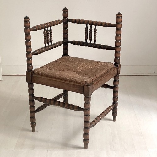 Chaise angle dite bobine - chaise, d'angle