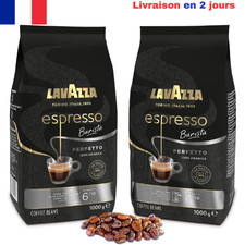 LAVAZZA-Café Espresso Barista Perfetto-Café Grain-Intensité 6 -2 Paquets de 1 kg