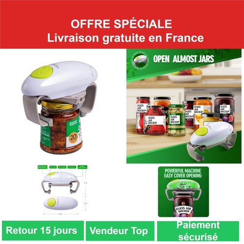 Yuet ouvre bocal électrique - ouvre-bocal,