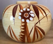 Vase  Vintage Bassano 837 Rond Fleurs Haut 15 Cm Diamètre 20 Cm,