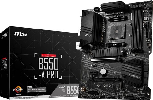 Msi b550 pro motherboard atx - pro,