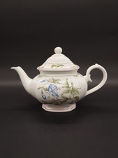 Villeroy & Boch Clarissa Porcelain Teapot Blue Flowers, Dishwasher Safe
