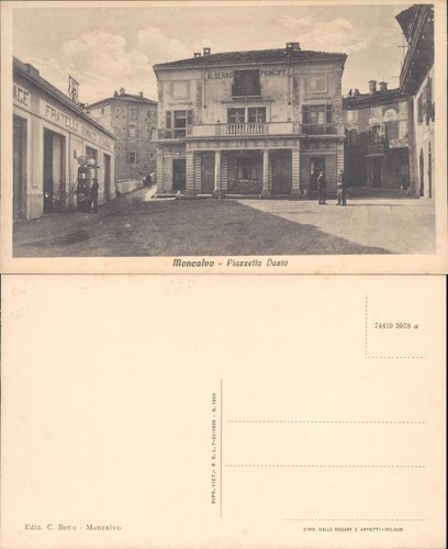 Moncalvo place animée - moncalvo,