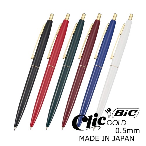 Bic clic gold - gold, ball-point