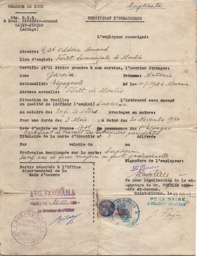 Certificat embauche ouvrier - certificat, d'embauche