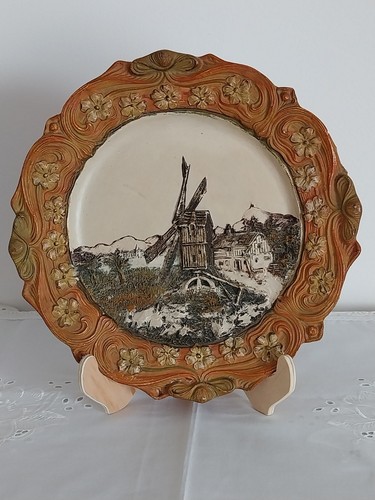 Art nouveau grande assiette - art,