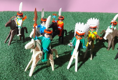Gros lot playmobils indiens - gros,
