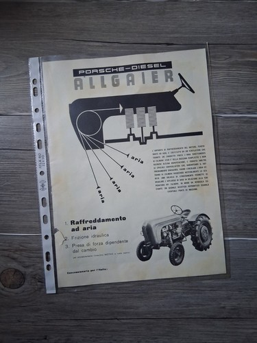Publicité tracteur porsche - tracteur,