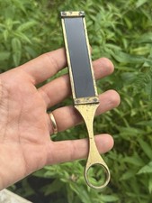 Tool / Instrument / Scientific / Green/Blue Glass / Brass / 19th Century