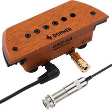 Donner DSS-6A Wood Acoustic Guitar Active Mic Pickup With Volume & Tone Control