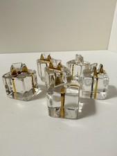 Lot de 6 portes nom en verre