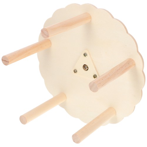 Rotating wooden bird perch - wooden,