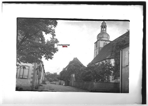 Plaque verre photo - , ancienne