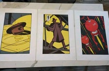 Blake And Mortimer Edgar P Jacobs Comic Image First Edition 1984 3 Screen Print