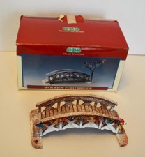 Pont En Bois Lemax Village Collection 1991 24035 Dans La Boîte D'Origine