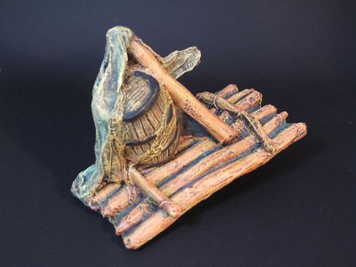 Decor pour aquarium radeau - decor,
