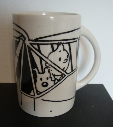 Mug tasse tintin noir - tasse,