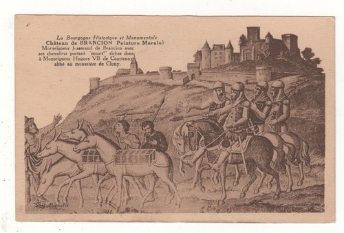 Cpa château de brancion - cpa,