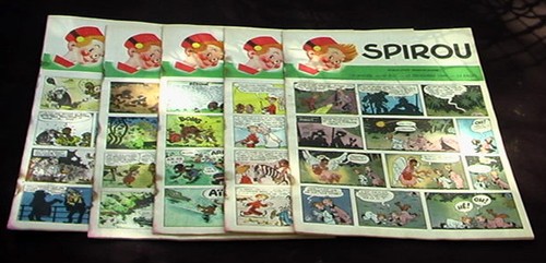 Lot cinq magazines spirou - cinq,