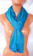 Glitter ÉCHARPE FOULARD Homme, Femme Couverture Céleste Bleu Clair