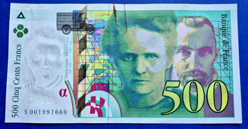 Serie billet de 500 francs - s,