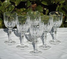 Service de 6 verres à vin