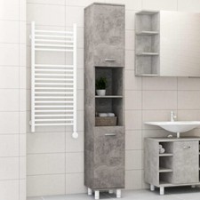 Armoire à colonnes en béton, armoire peu encombrante, salle de bain étroite, bib