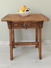 Small table antique genre rustic side table period 20th century