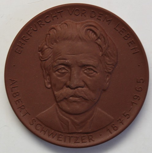 Medal albert schweizer - albert, around