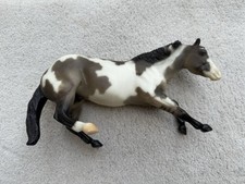 Retired Classic Breyer #3355 Cutting Quarter Horse & Cow Grullo Pinto NCHA
