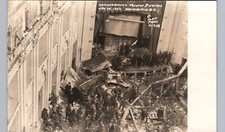 THEATRE COLLAPSE washington dc real photo postcard rppc knicker bocker