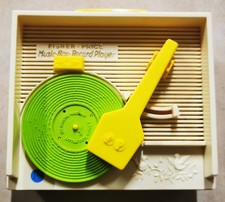 FISHER-PRICE Musical Turntable Complete Working 1972