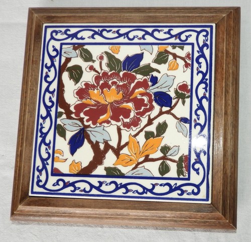 Gien pivoines carreau de - carreau,