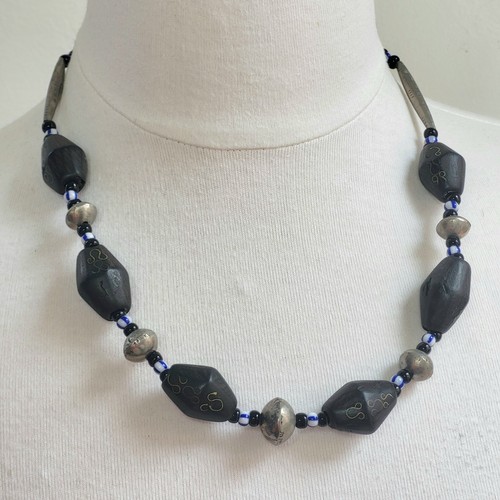 Collier amazigh touareg perles - collier,