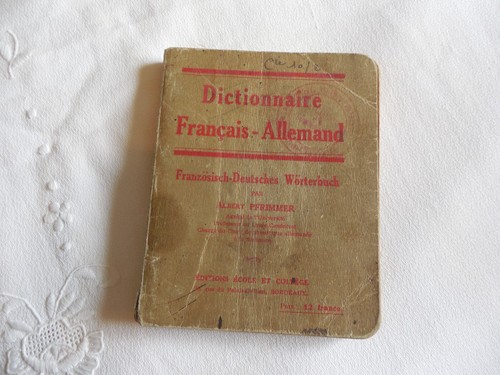 Ancien dictionnaire français - ancien,
