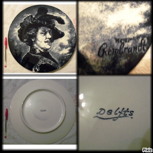 Delfts grande assiette - cm,