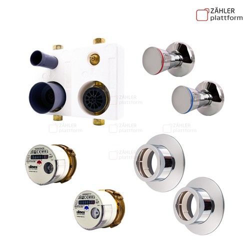 Compteur eau flush - d'eau, de