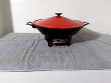 T-Fal Wok w/Lid in Original Box Red