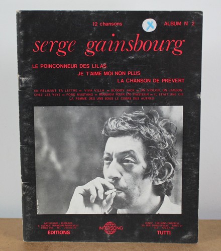 Partition serge gainsbourg - serge,