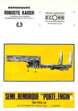 LONGUYON (54) ROBUST TRAILERS KAISER / MACHINE CARRIER / LEAFLET 1981