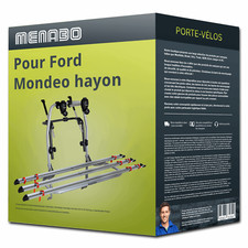 Porte-vélo Menabo Logic 3 pour Ford Mondeo hayon II type BAP 3 vélos TOP