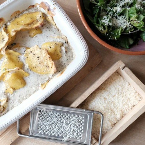 Râpe fromage faces - fromage, inox
