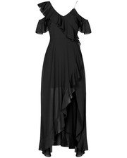 Punk Rave Long Gothique Bohémien Robe Maxi Noir Boho Victorien Steampunk 1920s