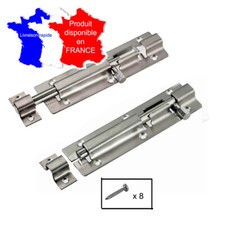 1 pièce :  Verrou inox voir
